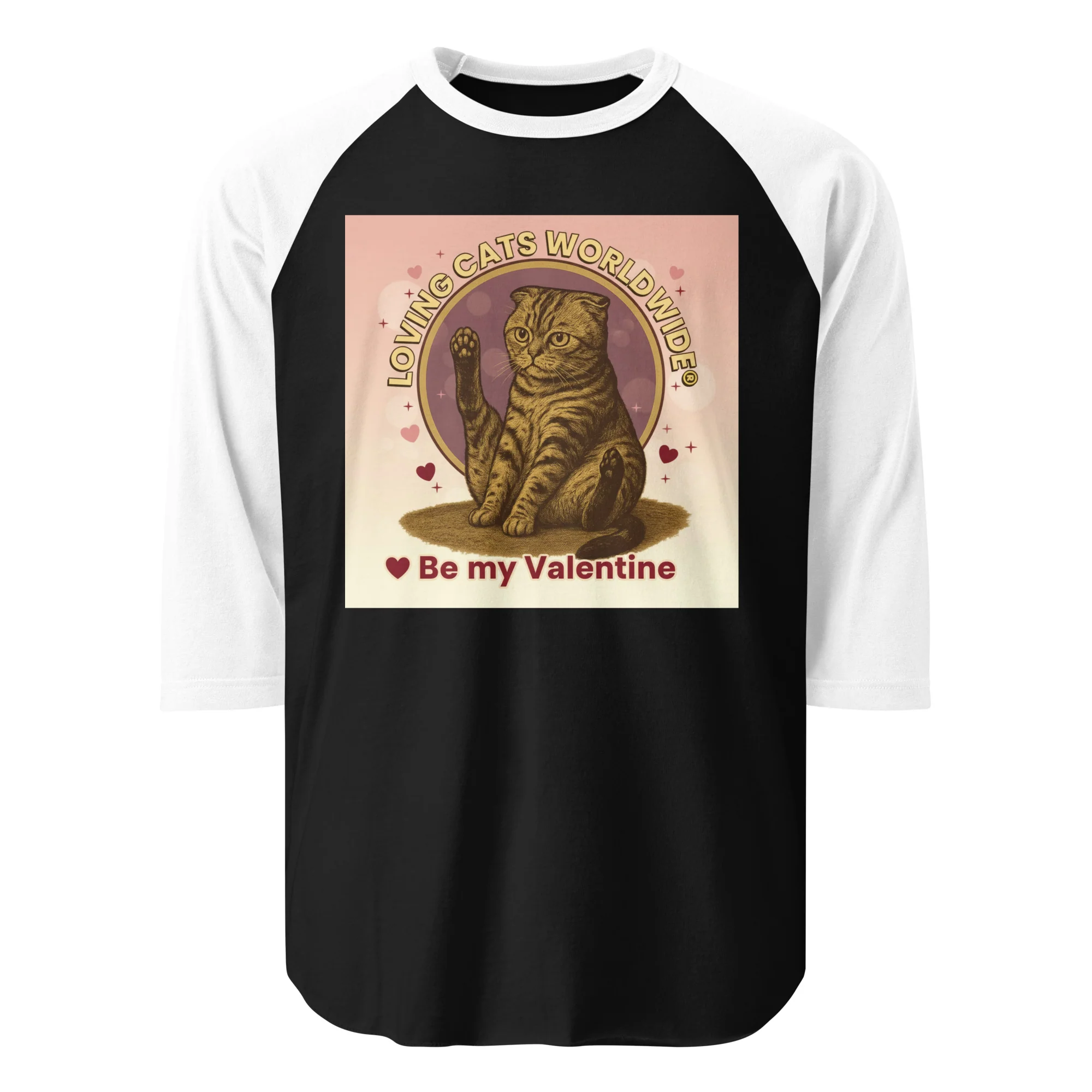 3/4 sleeve raglan shirt
