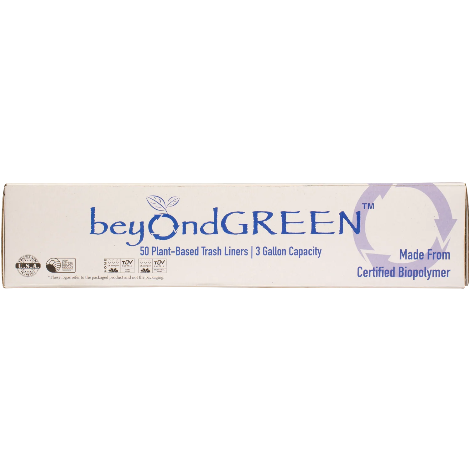 3-Gallon Plant-Based Trash Can Liner - 50 Bags - Image 3