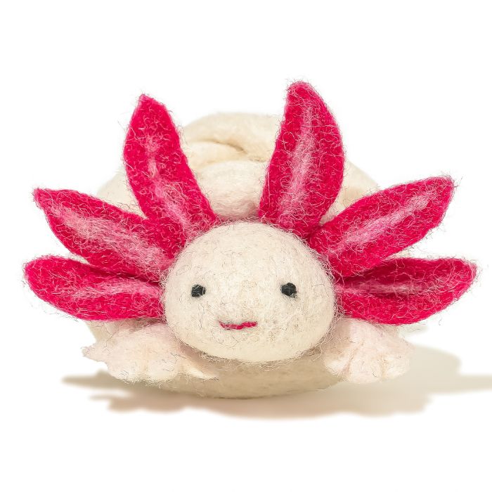 A Little 'Lotl - An Axolotl Wool Cat Toy - Image 3