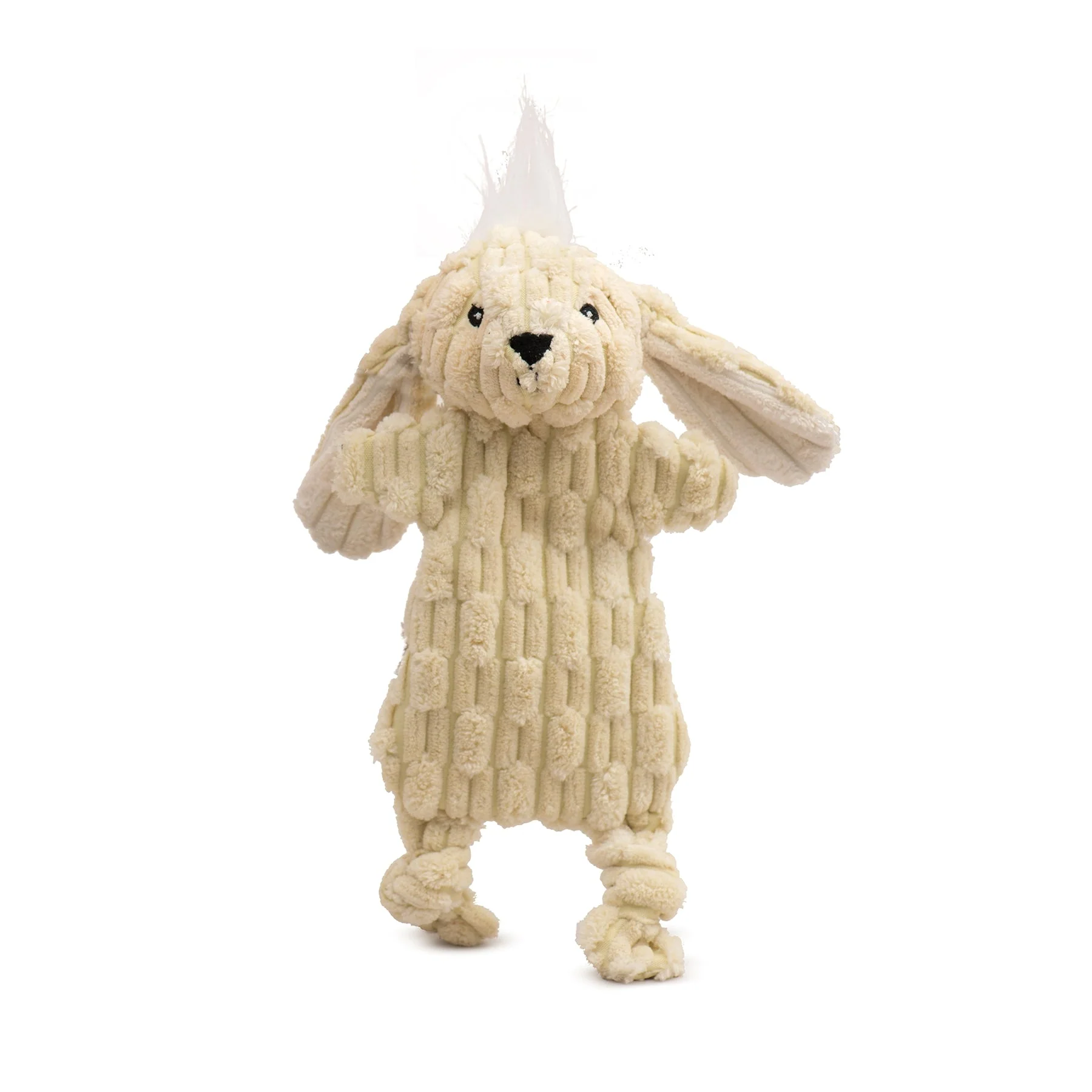 Barnyard HuggleFlatties™ Assorted Durable Plush Dog Toys (3pk) - Image 2