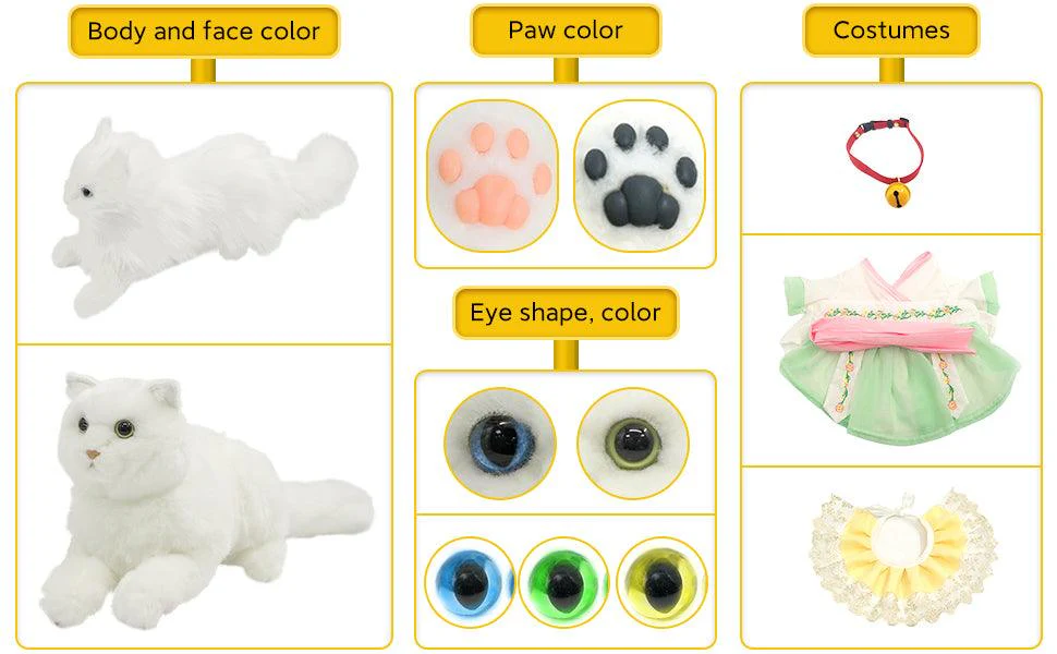 Basic Custom Cat Plush – Personalized Pet Unique Gift Idea - Image 8