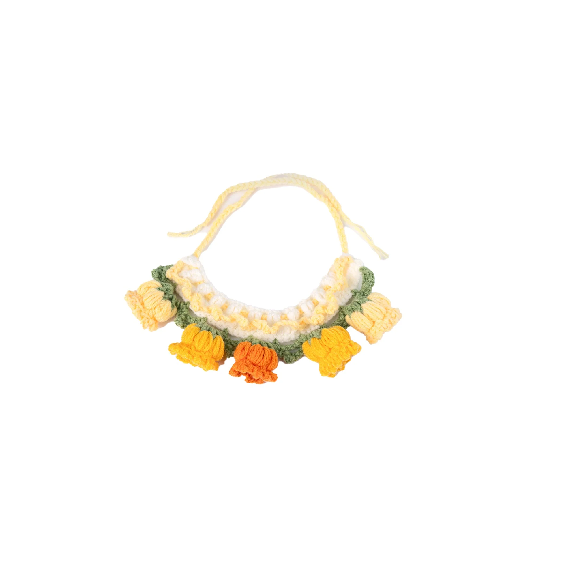 Bellflower Scarf-Yellow  for Cat Dog & Pet - Image 4