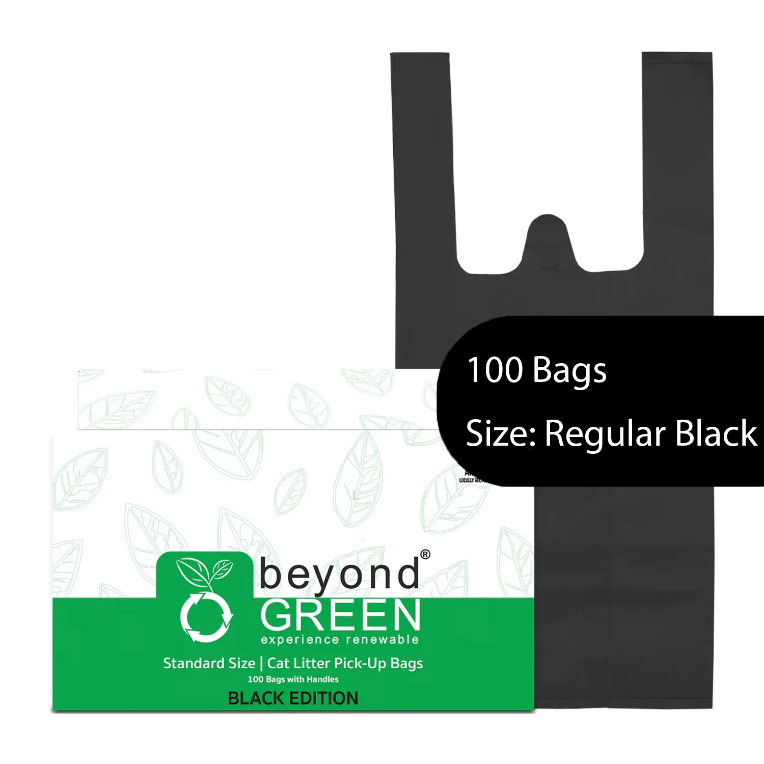 beyondGREEN Cat Litter Bags with Handles – Made in USA, Leak-Resistant & Easy-Tie - Image 13