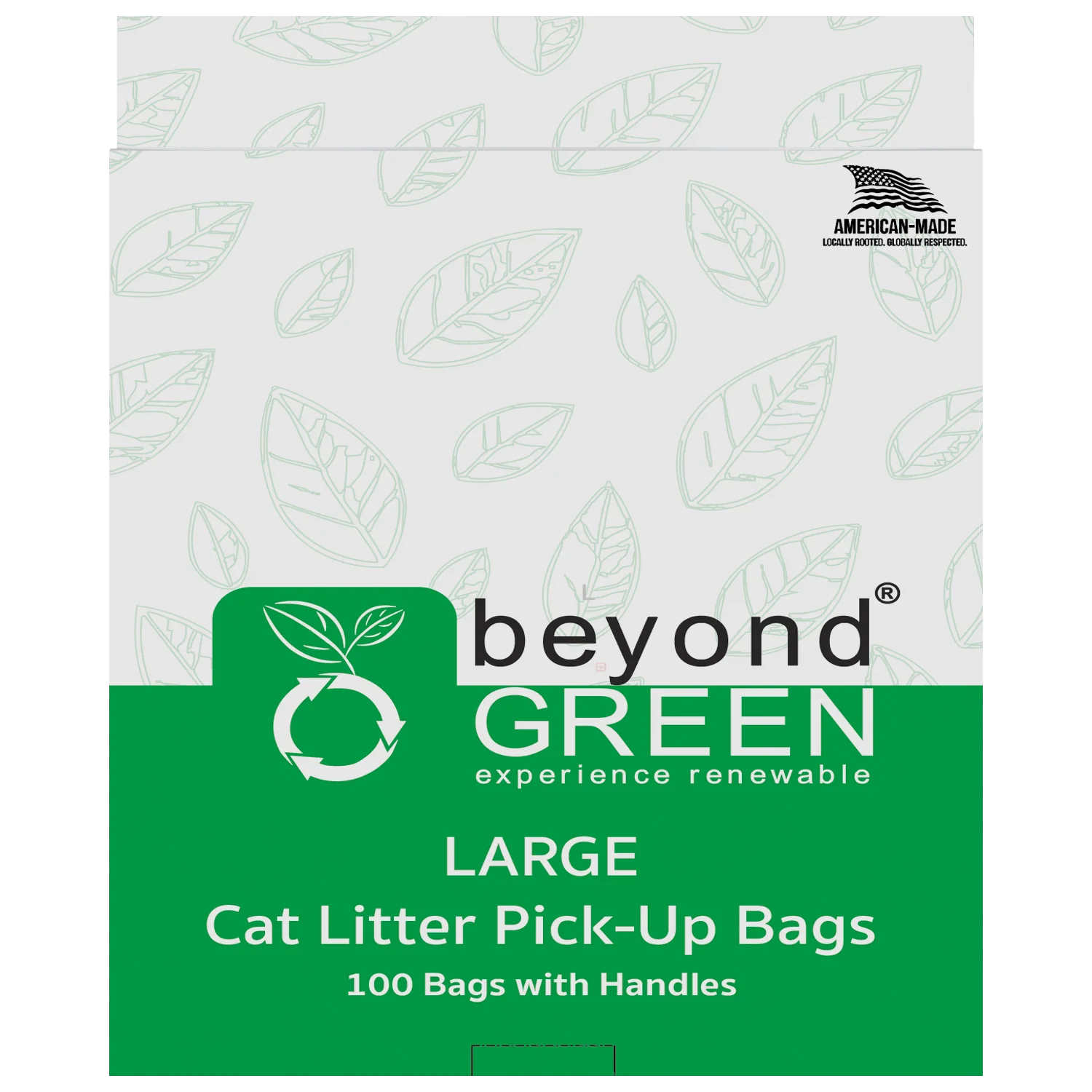 beyondGREEN Cat Litter Bags with Handles – Made in USA, Leak-Resistant & Easy-Tie - Image 4