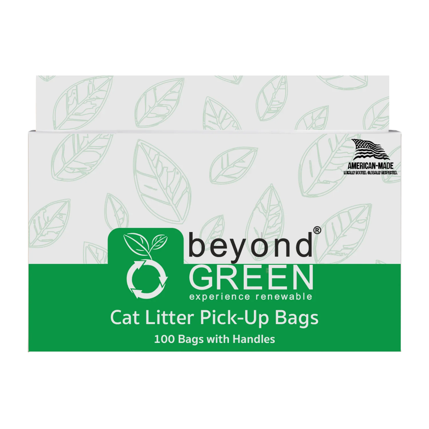 beyondGREEN Cat Litter Bags with Handles – Made in USA, Leak-Resistant & Easy-Tie - Image 7