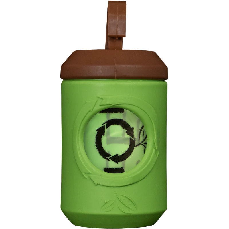 beyondGREEN Dog Poop Bag Leash Dispenser – Clip-On Holder Fits Standard Rolls – Durable & Portable