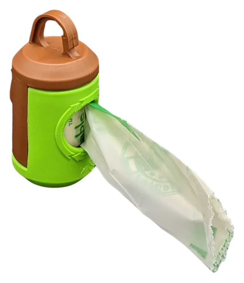 beyondGREEN Dog Poop Bag Leash Dispenser – Clip-On Holder Fits Standard Rolls – Durable & Portable - Image 3