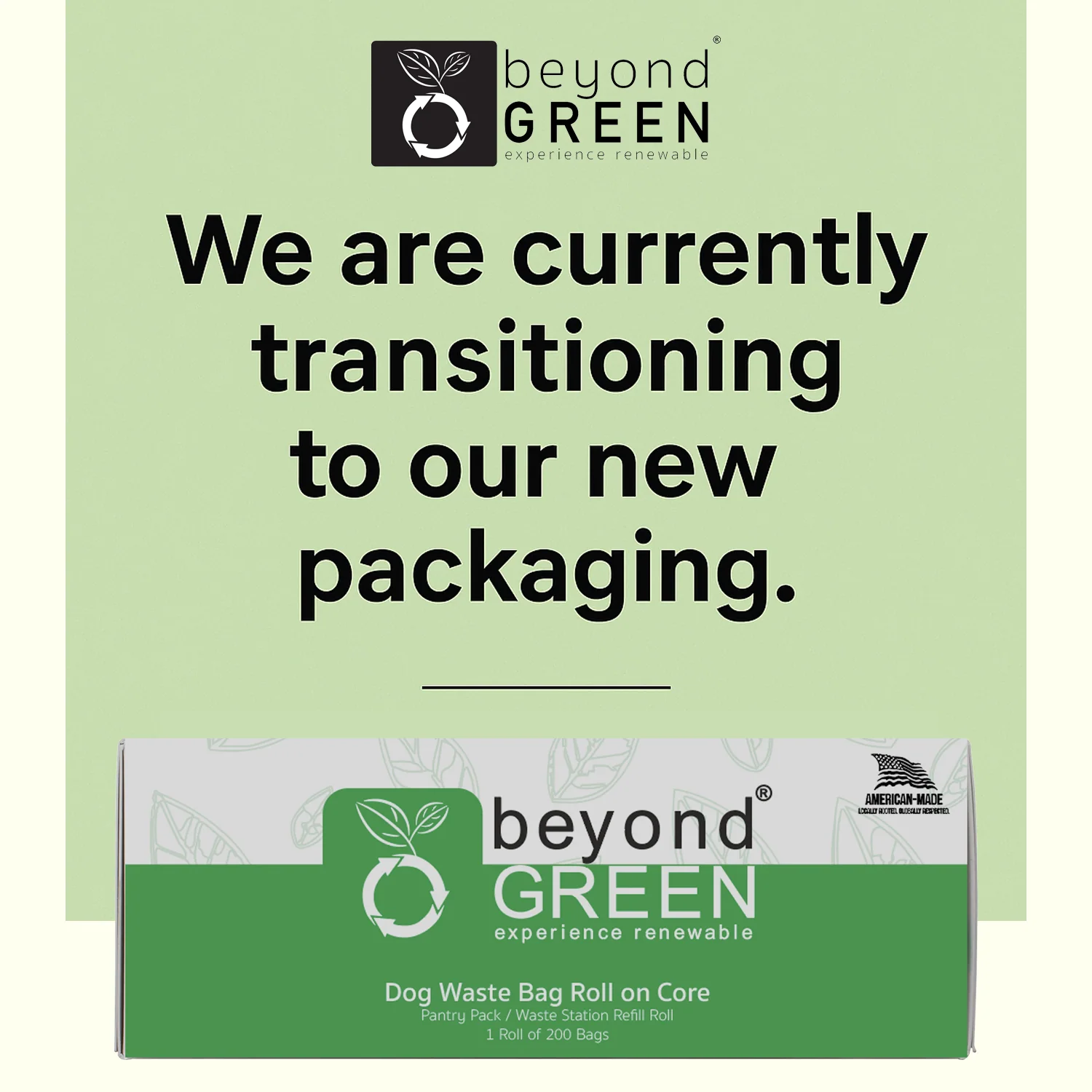 beyondGREEN Dog Waste Bags – Grab & Go Bulk Pack – 200 Bags on Roll with Core - Made in USA, Leak-Resistant, Folded Rolls - Image 8