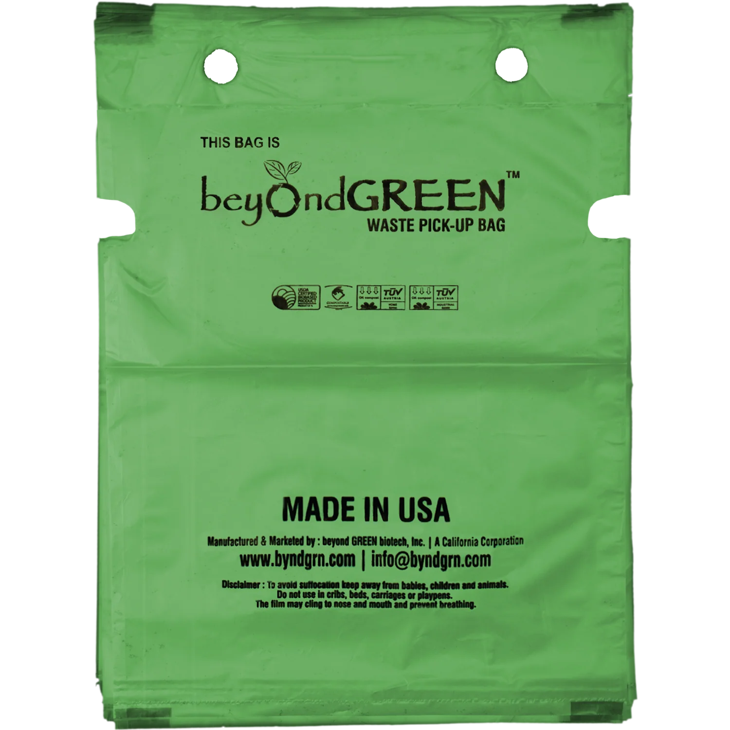 beyondGREEN Dog Waste Bags – Single-Pull Dispenser Refill Pack – Made in USA, Leak-Resistant, One-At-A-Time Dispensing (100 Bags per Pack) - Image 4