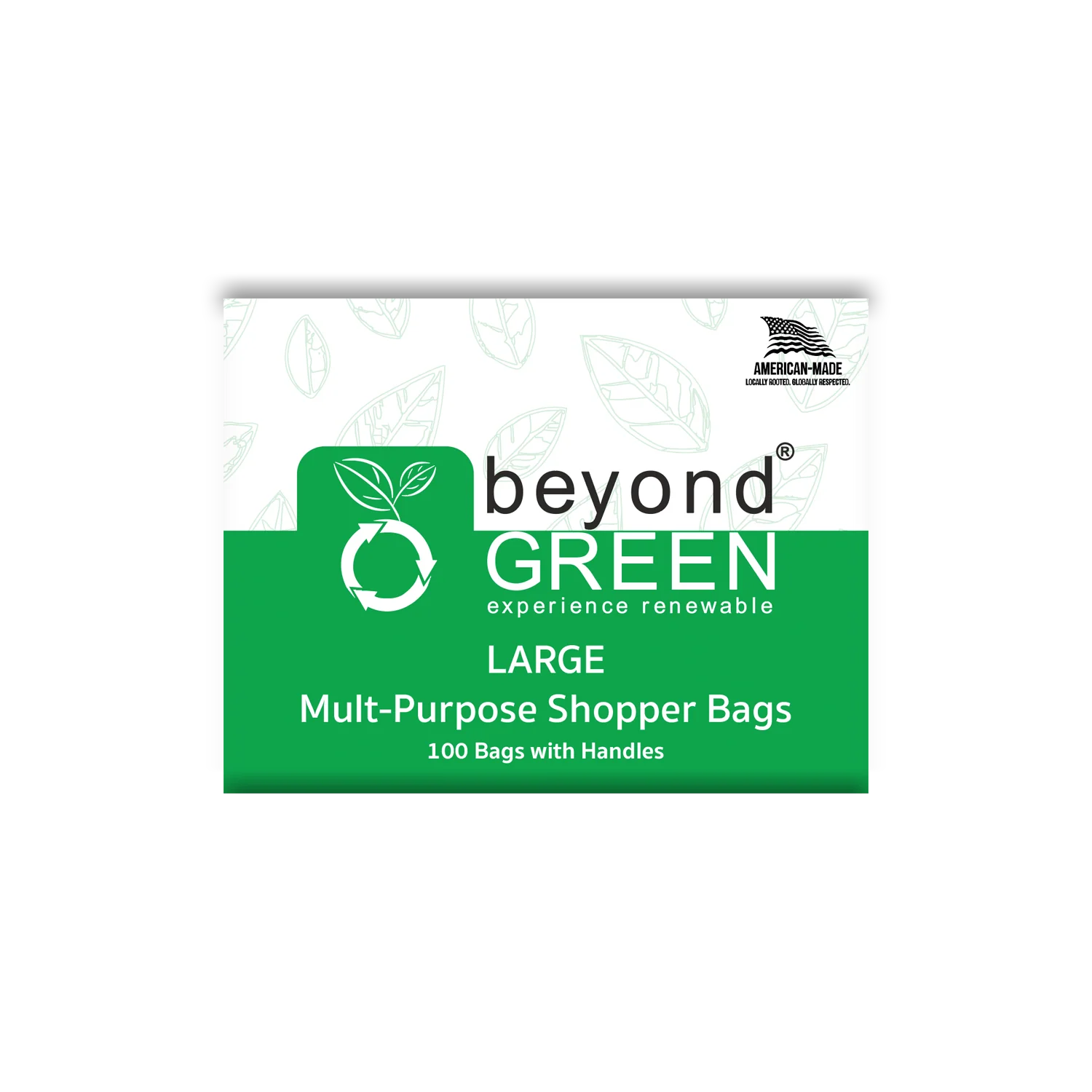 beyondGREEN Large Multi-Purpose Shopper Bags – Made in USA, Tear-Resistant & Leak-Resistant - Image 2