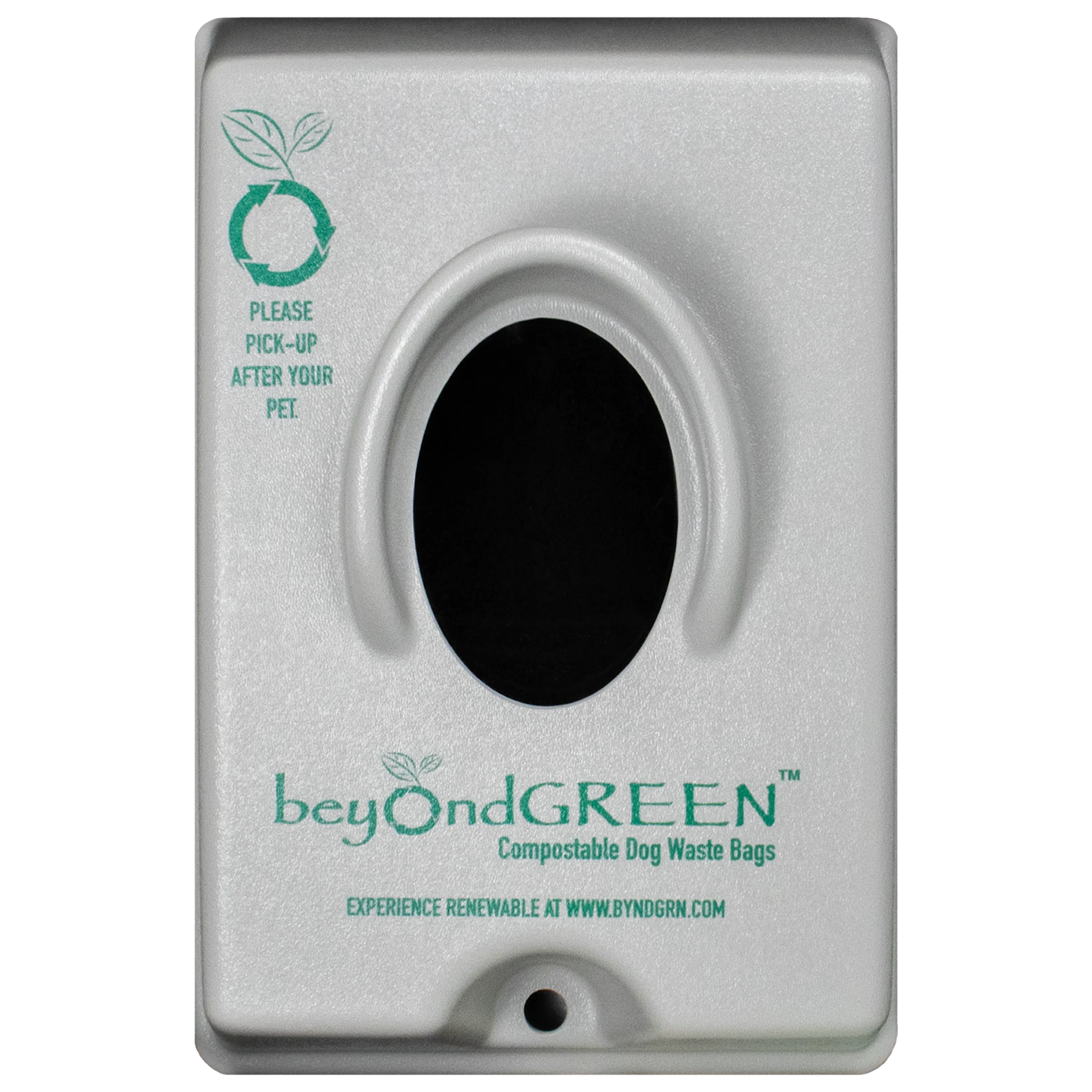 beyondGREEN Single-Pull Dog Waste Bag Dispenser – Wall/Pole Mount – Compatible with Single-Pull Header Packs – Heavy-Duty Construction - Image 2