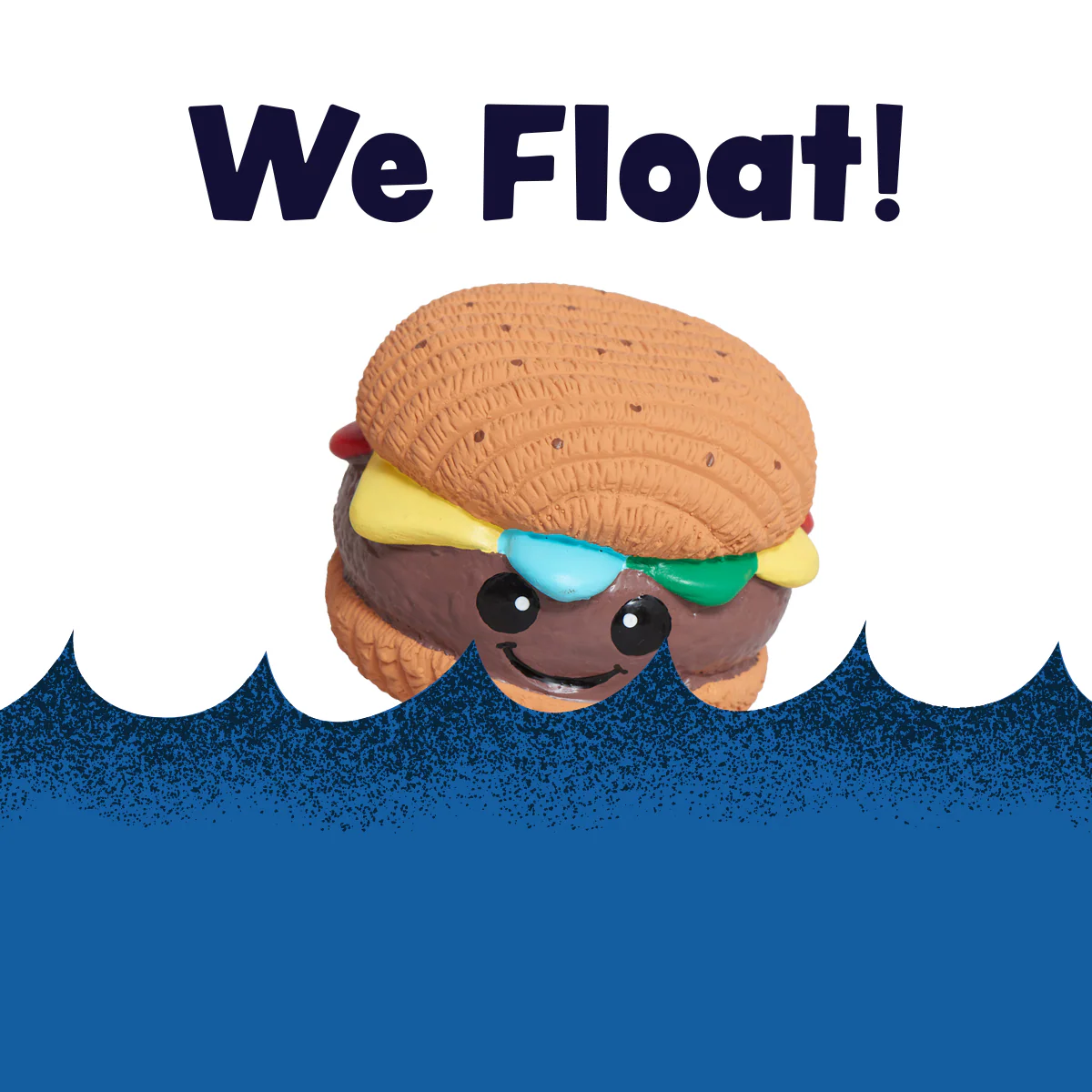 Big Buns Foodies Hamburger Ruff-Tex® Latex Ball Dog Toy - Image 6
