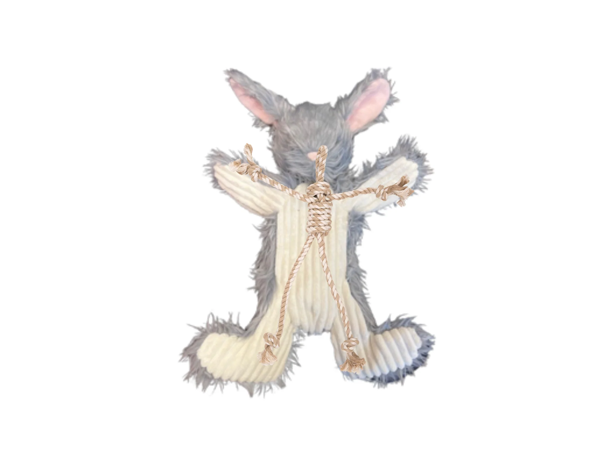 Birch Bunny X-Brace™ Plush Dog Toy - Image 3