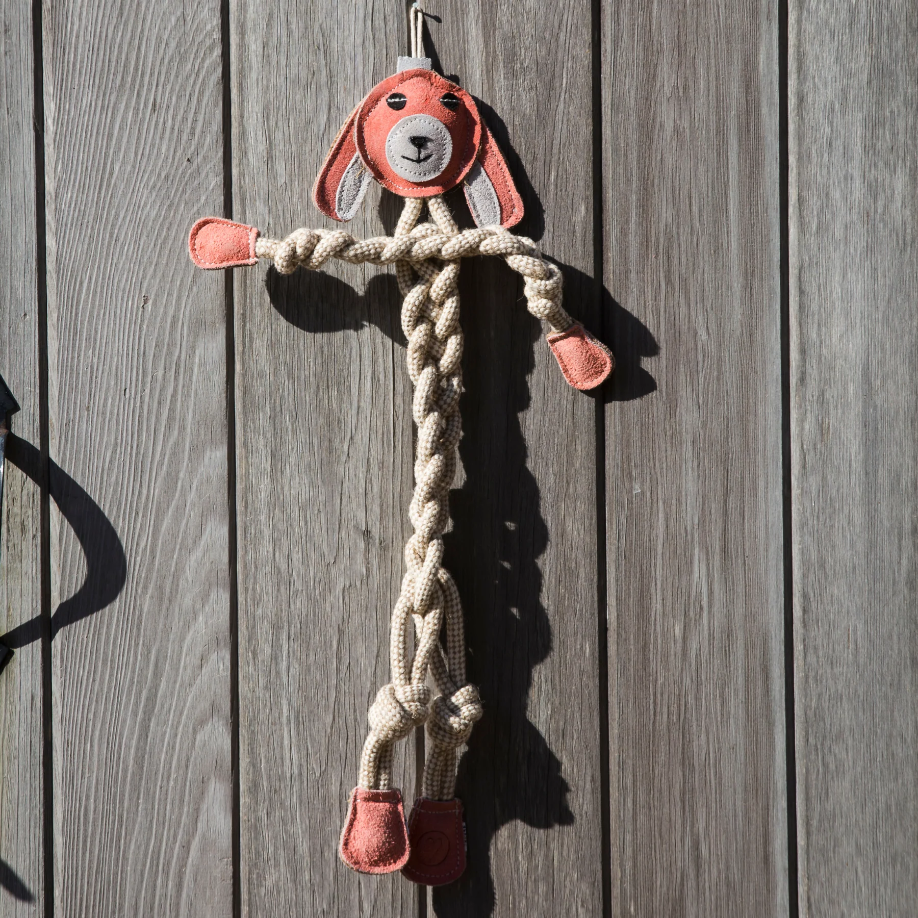 Bitsy Bunny Natural Rope Knottie® Dog Toy, Large (9mm rope diameter) - Image 2