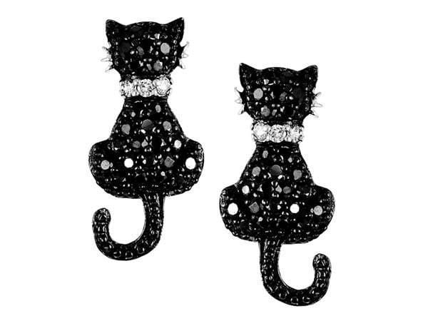 Black Cat Earrings - Image 2