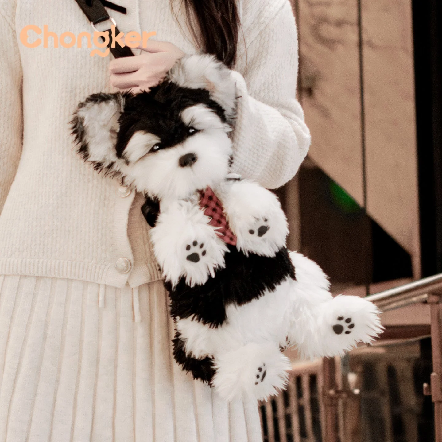 Black & White Schnauzer Backpack – Adorable & Practical - Image 5