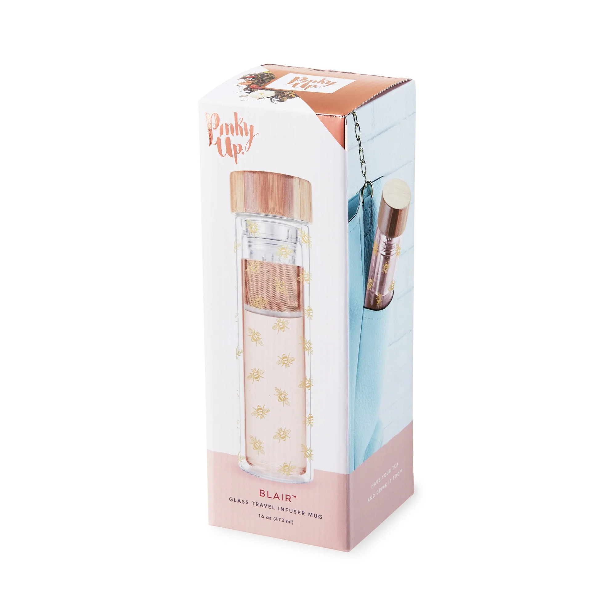 Blair Bee Glass Travel Infuser Mug - Image 6