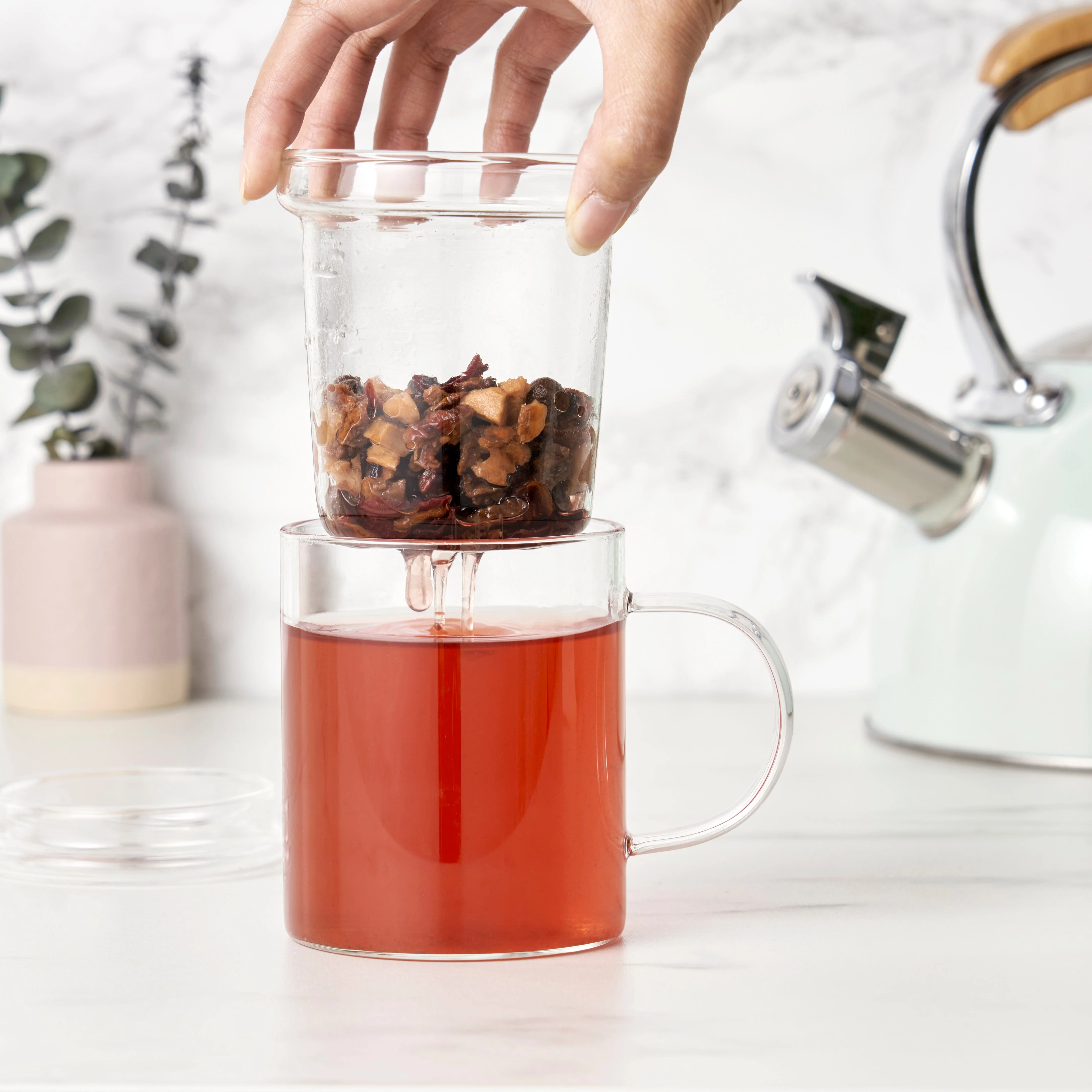 Blake Glass Tea Infuser Mug - Image 3