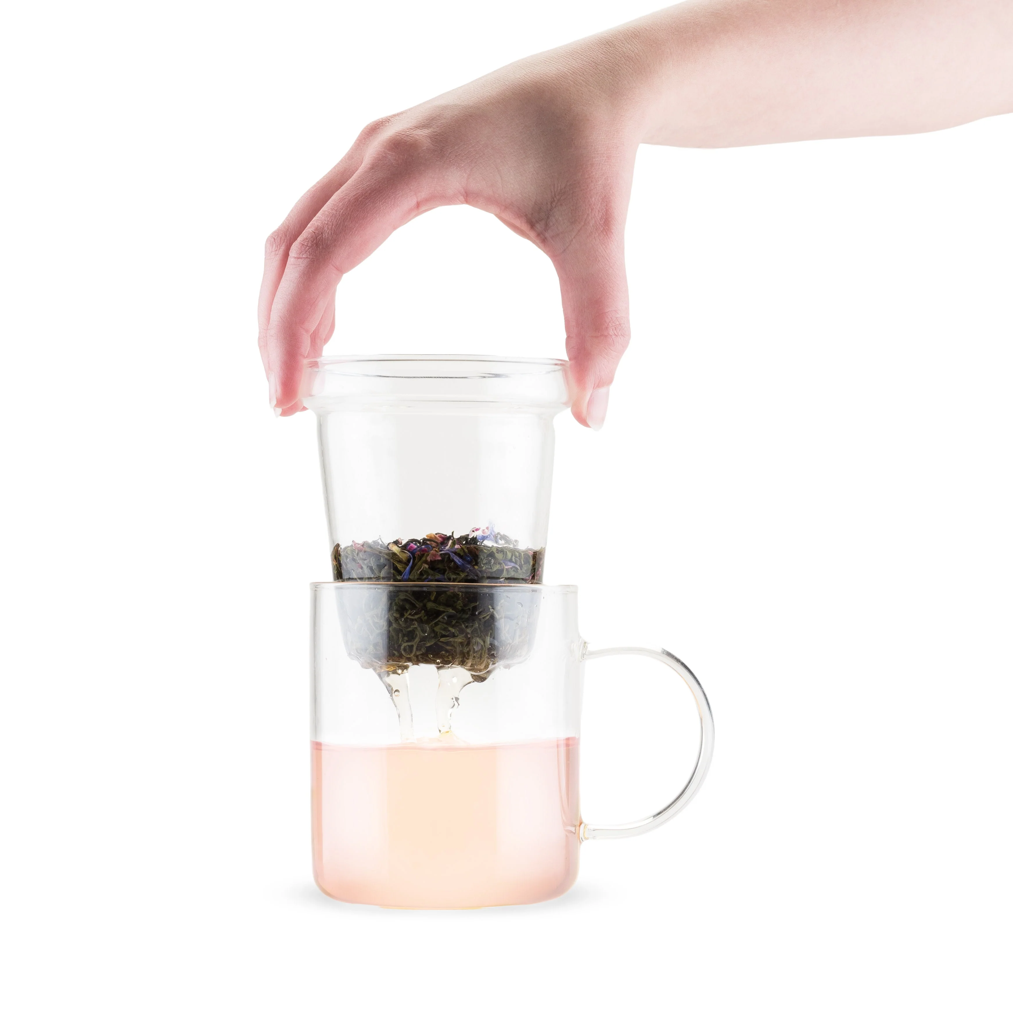Blake Glass Tea Infuser Mug - Image 4