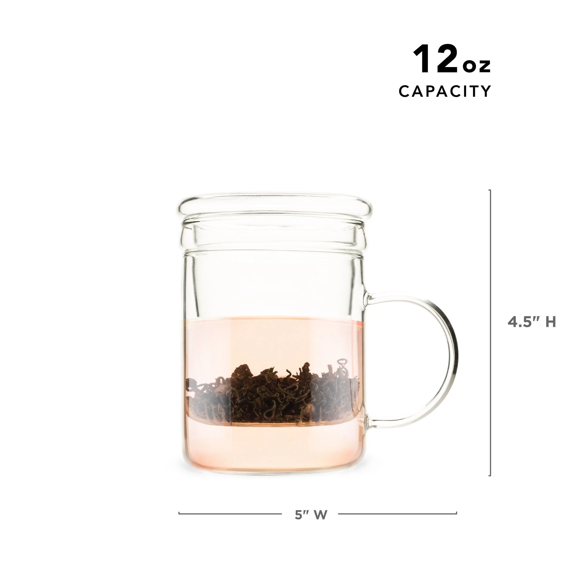 Blake Glass Tea Infuser Mug - Image 6