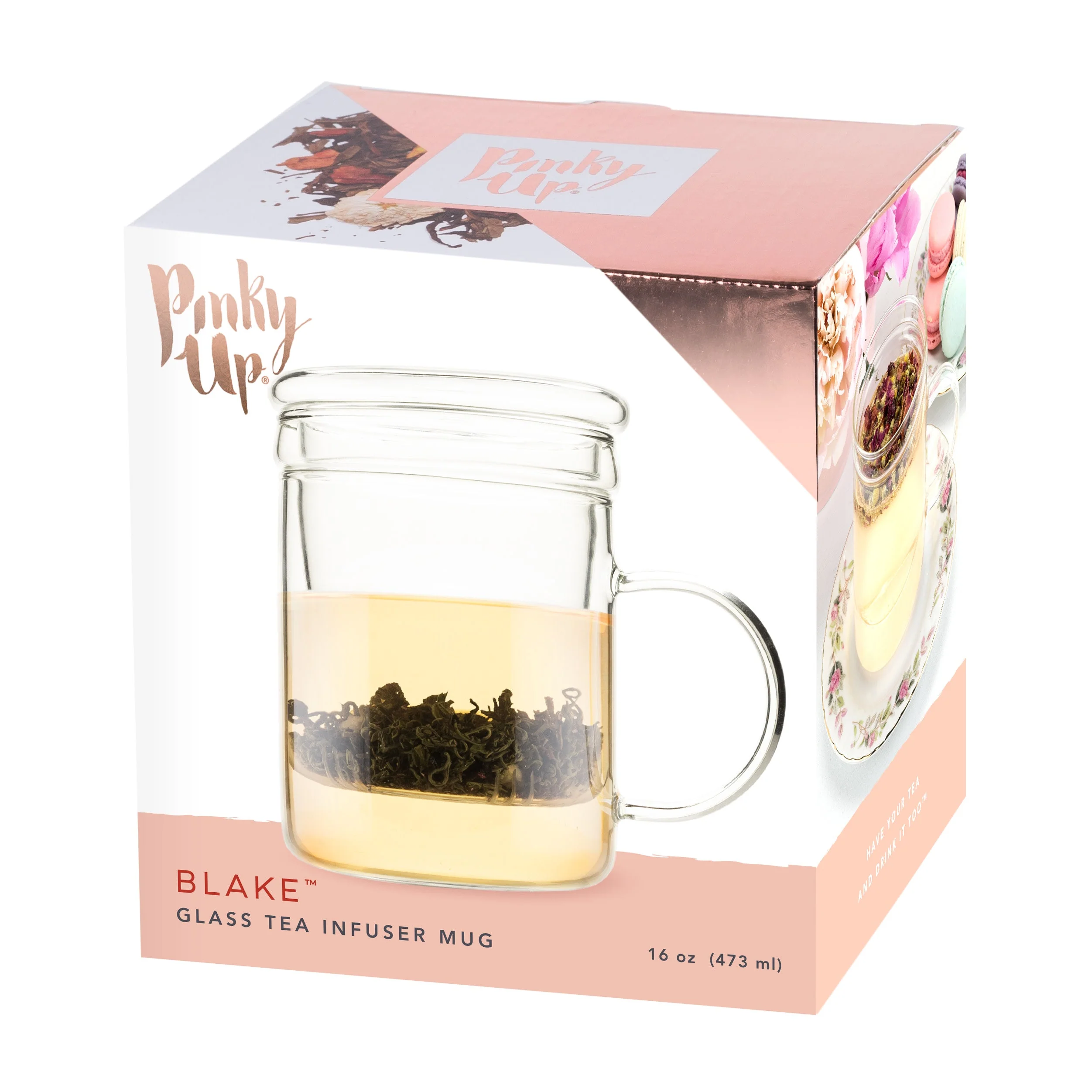 Blake Glass Tea Infuser Mug - Image 7
