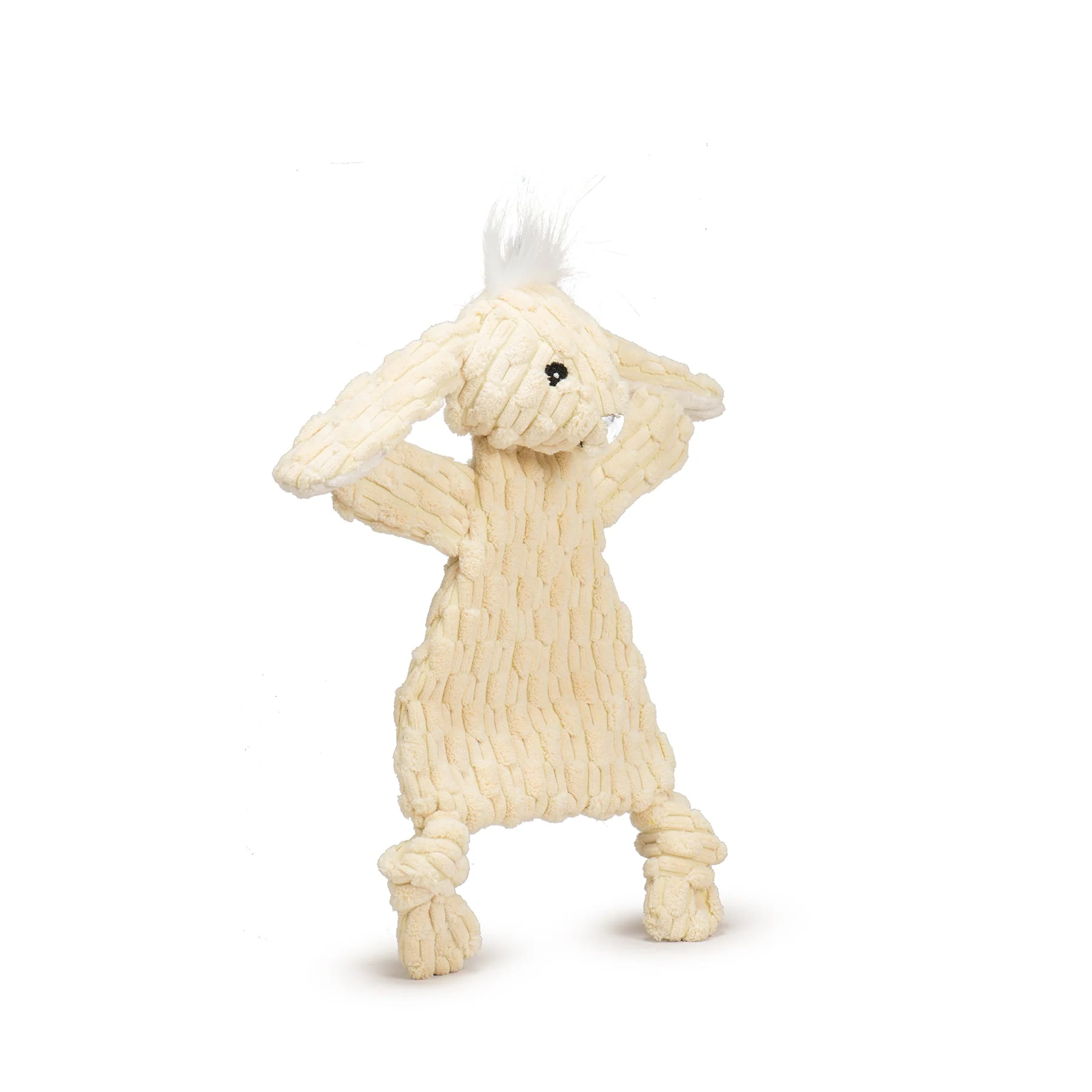 Bobbi Bunny HuggleFlatties™ Durable Plush Dog Toy - Image 3