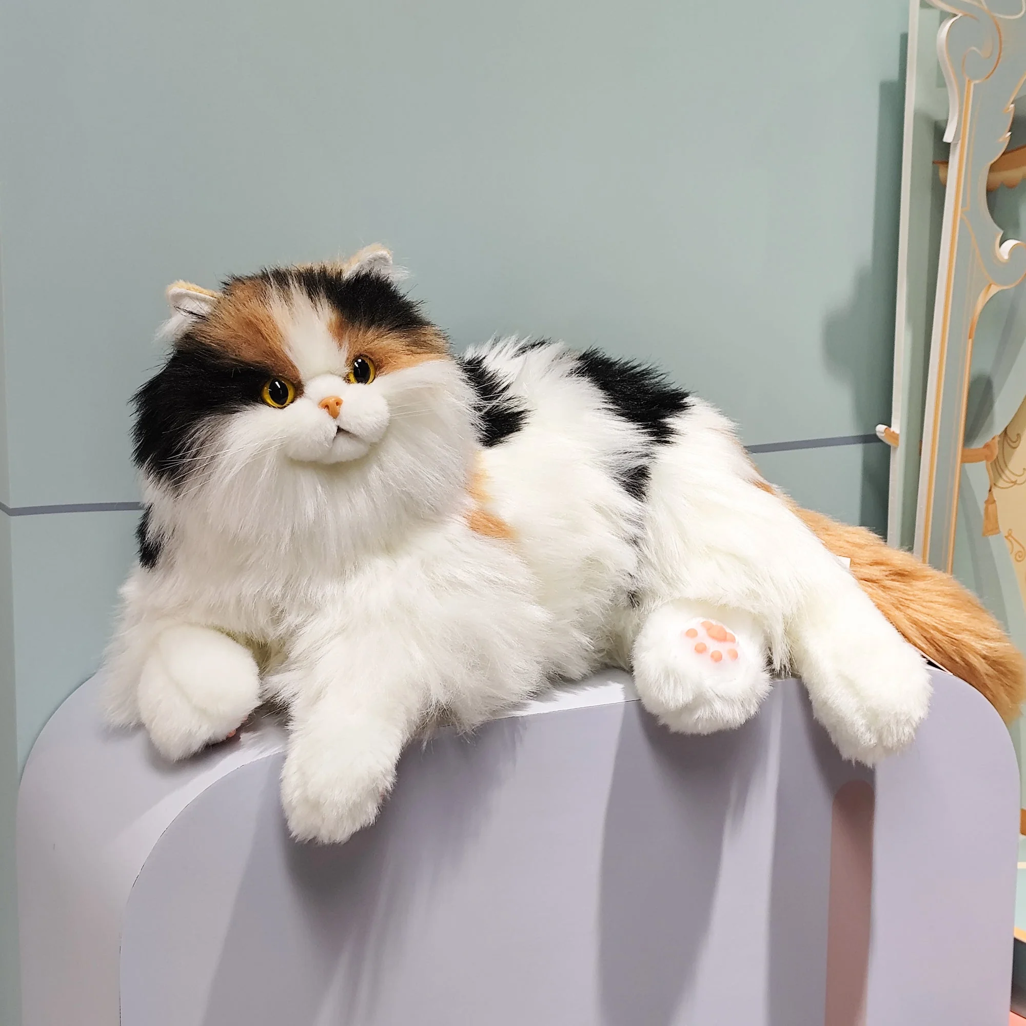Breathing Calico Percy 2.0- Heartbeat Pur,Voice Robonic Cat - Image 10