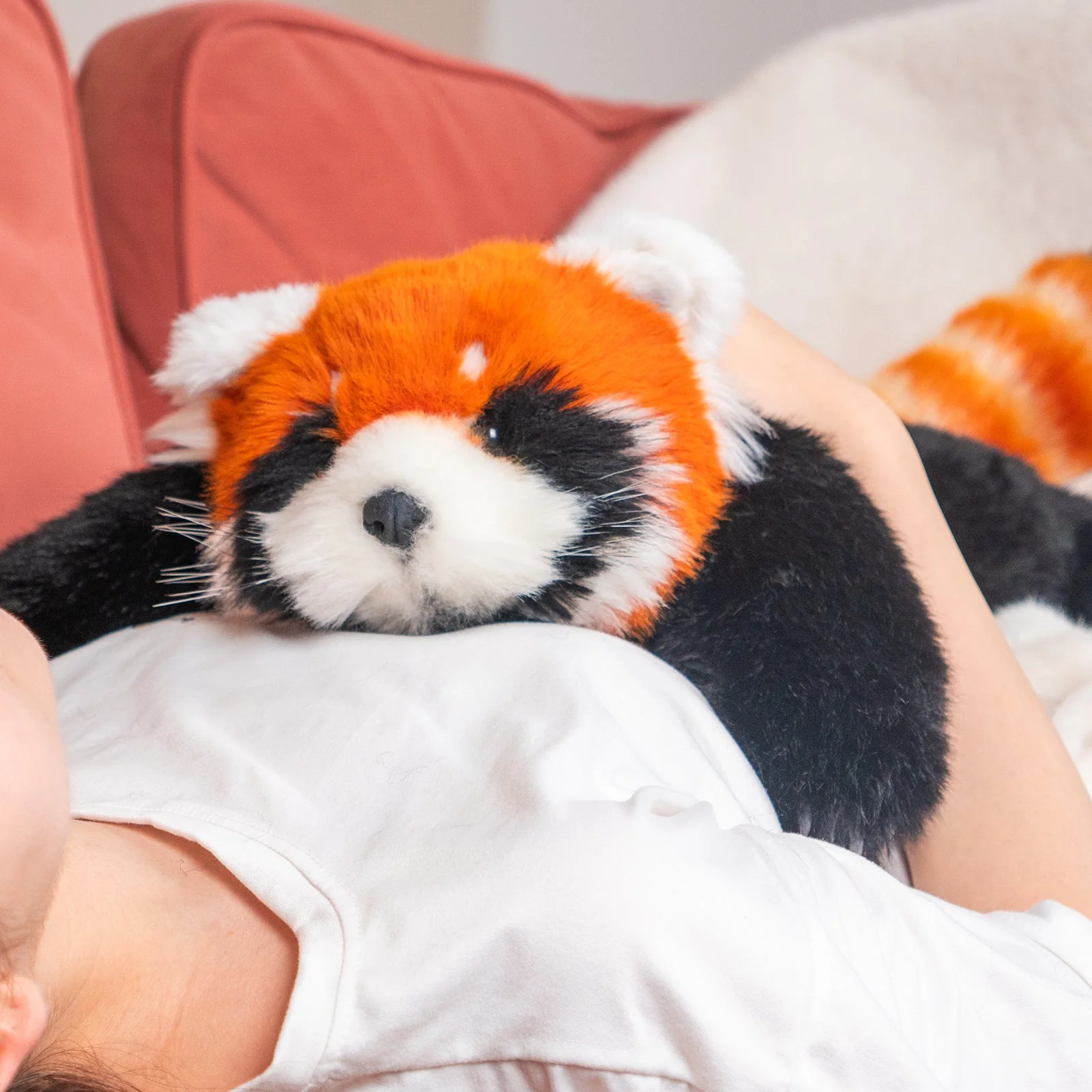 Breathing Red Panda Plush – Lifelike Calming Toy Gift - Image 11
