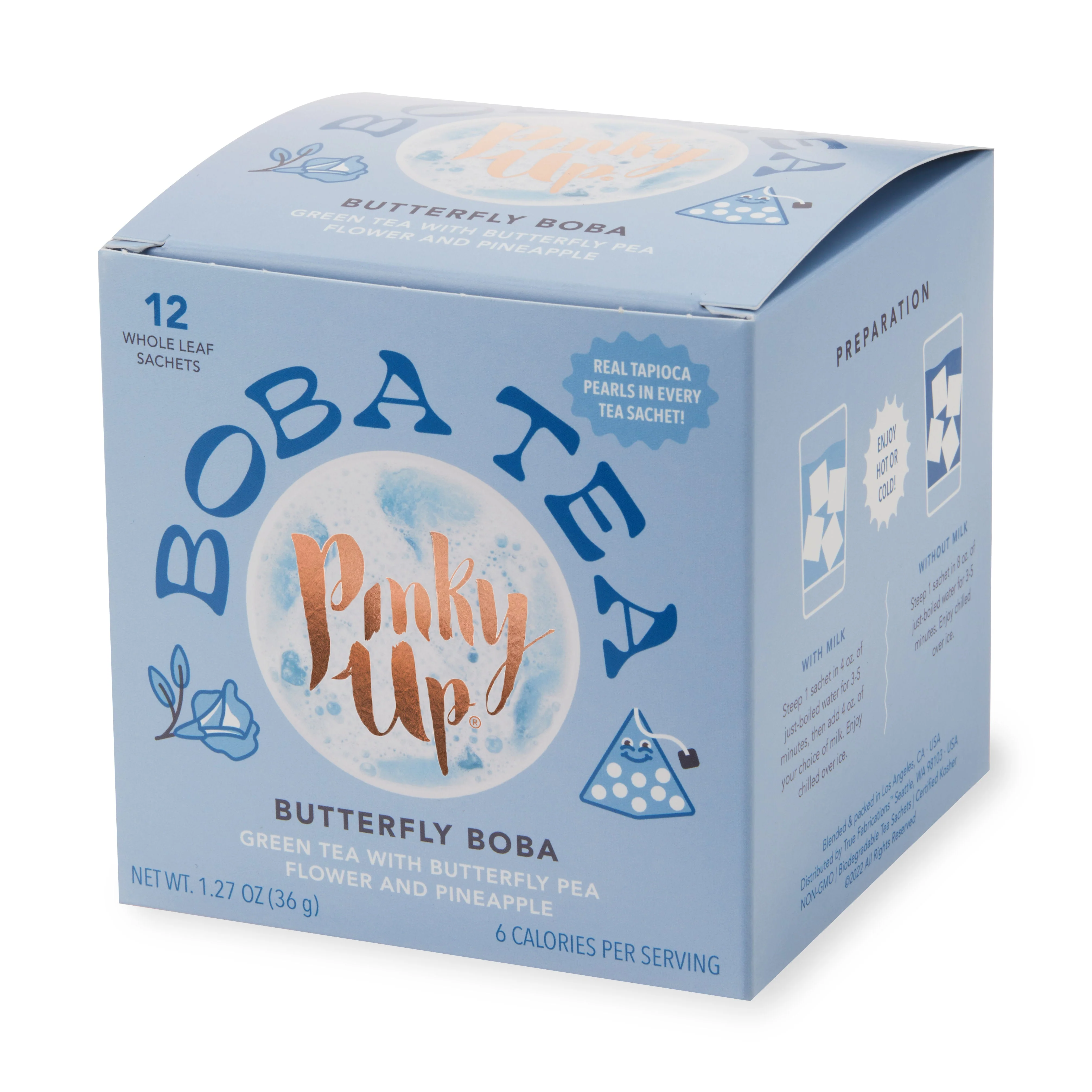 Butterfly Boba Tea Sachets