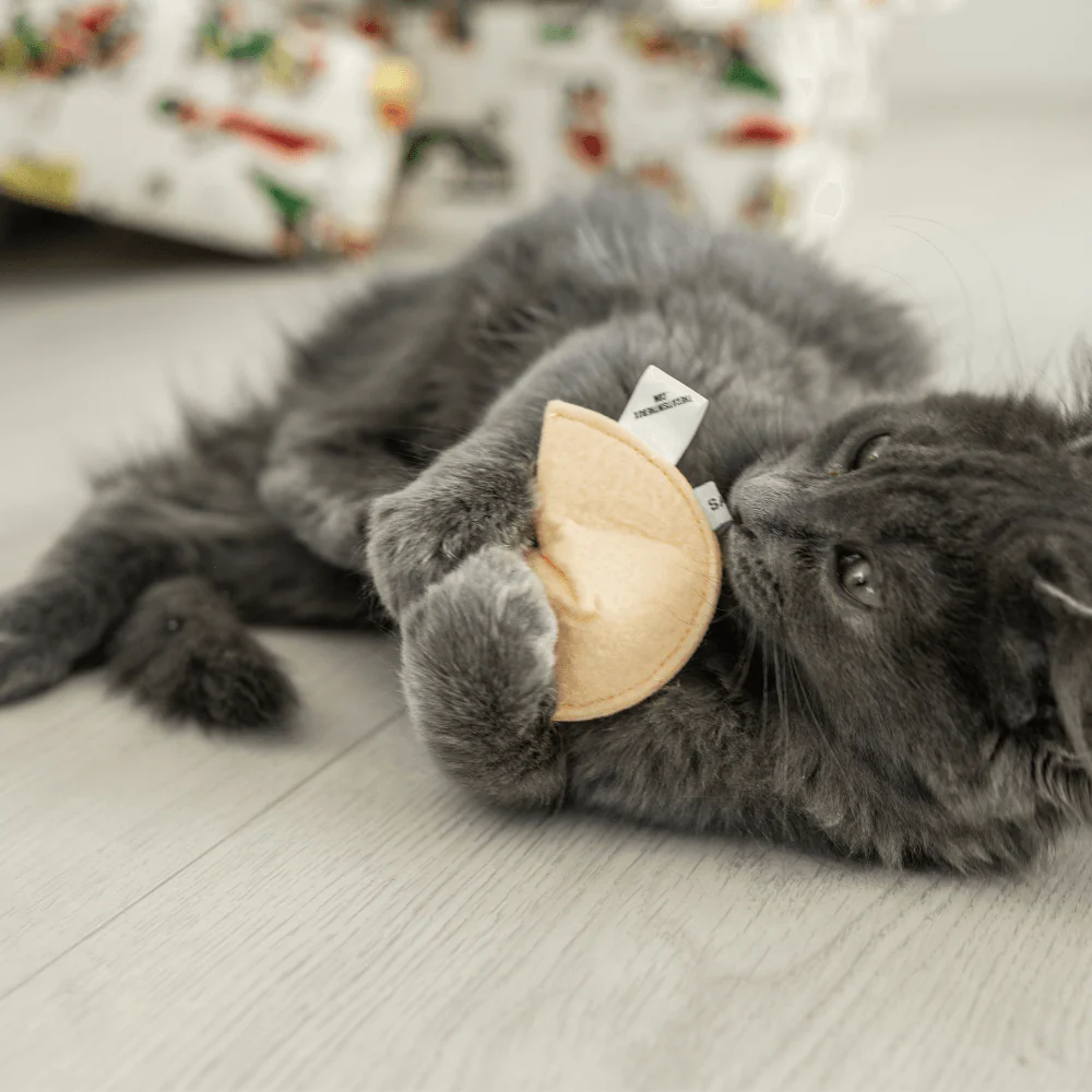 Cat Christmas Stocking with Toys - Image 12