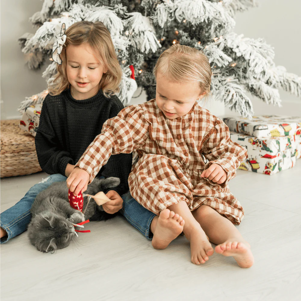 Cat Christmas Stocking with Toys - Image 15