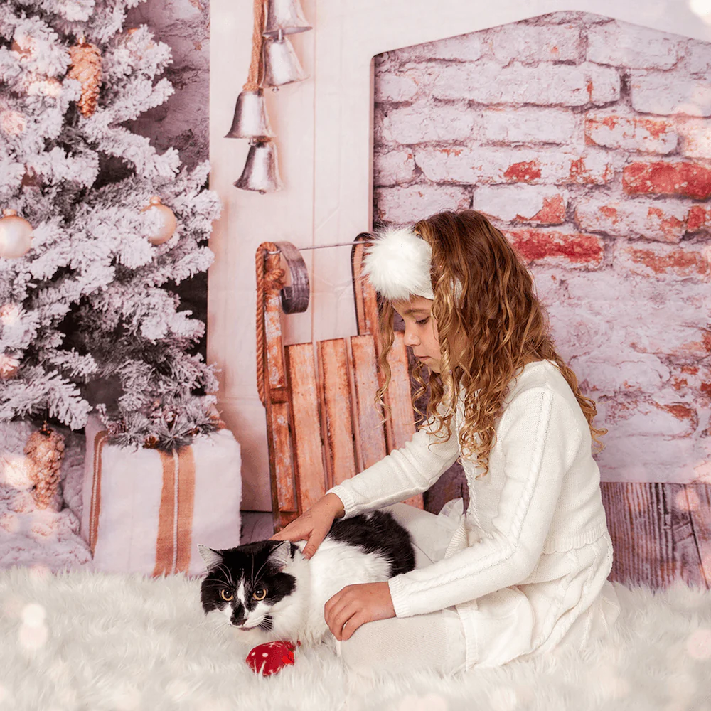 Cat Christmas Stocking with Toys - Image 5