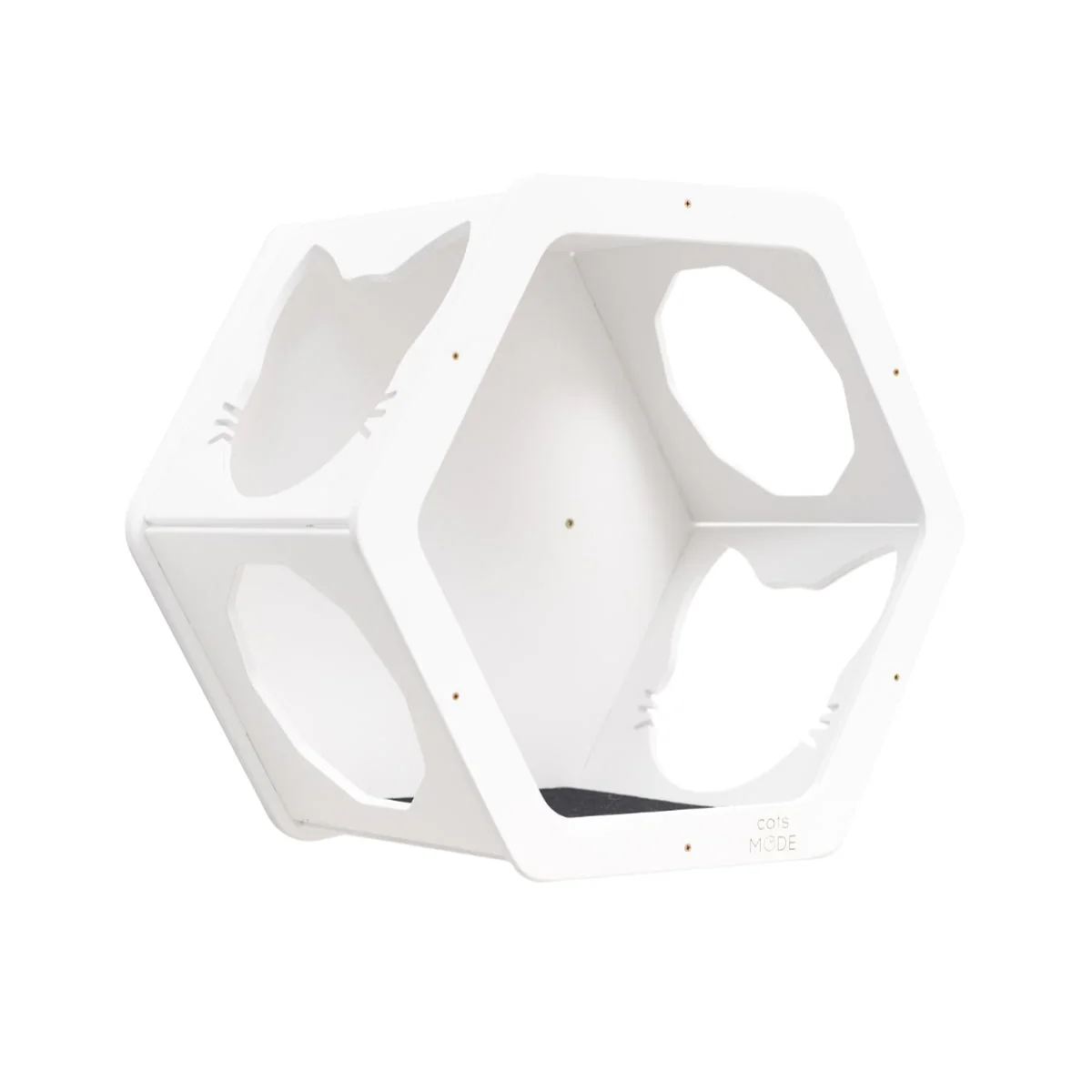 Cat Climbing Wall Shelves White