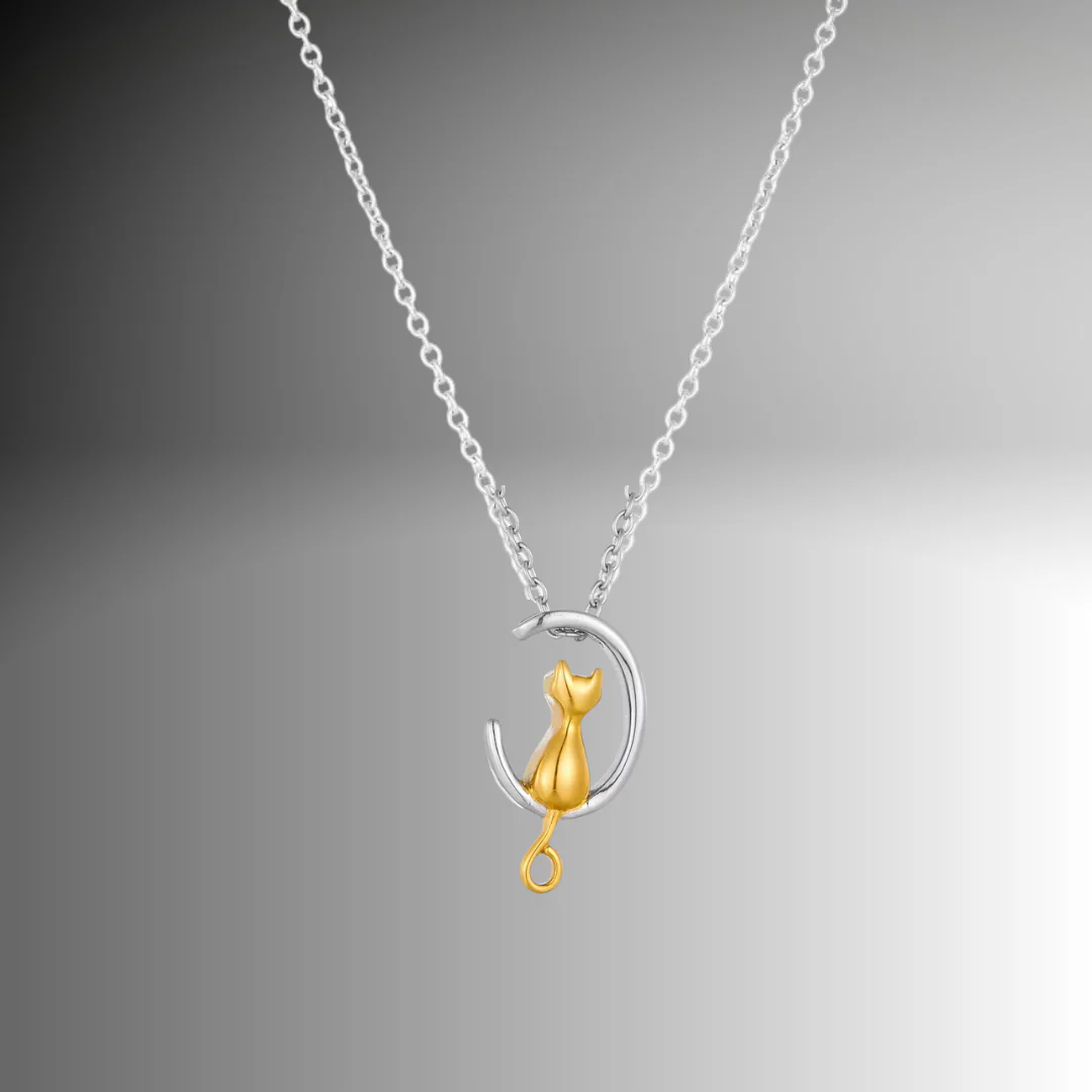 Cat Crescent Moon Memory Keepsake - Image 4
