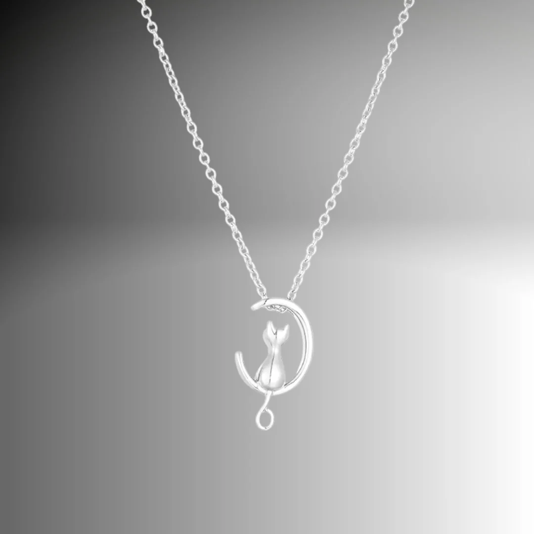 Cat Crescent Moon Memory Keepsake - Image 5