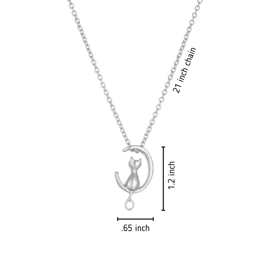 Cat Crescent Moon Memory Keepsake - Image 6