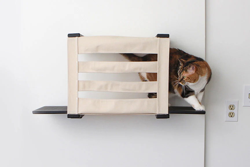 Cat Cubby for Wall - Covered Cat Bed - Image 9