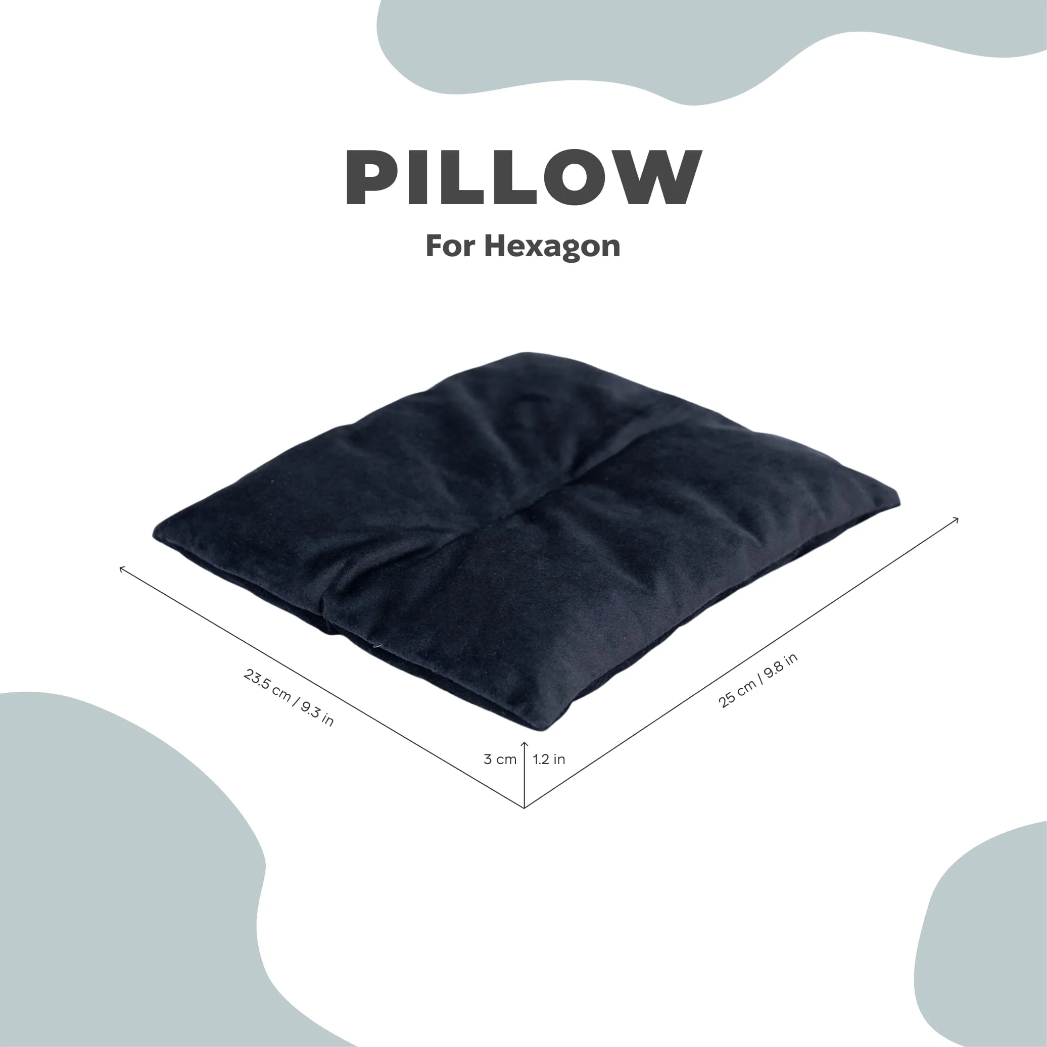 Cat Cushion Pillow - Black - Image 3