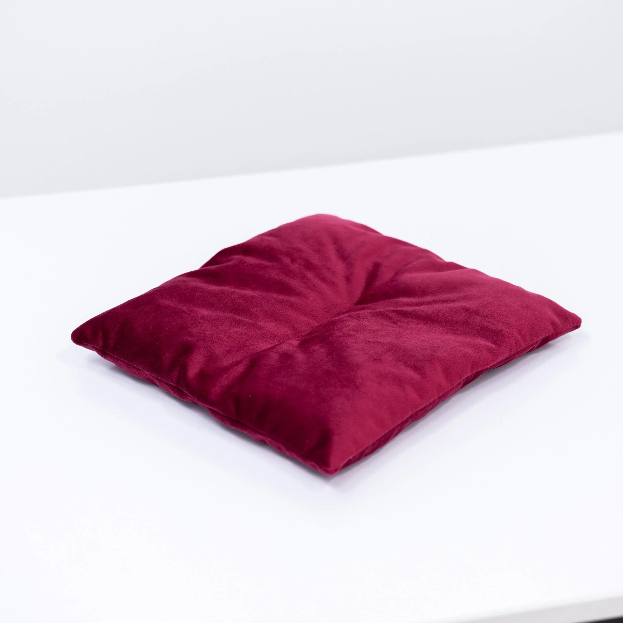 Cat Cushion Pillow - Burgundy - Image 2