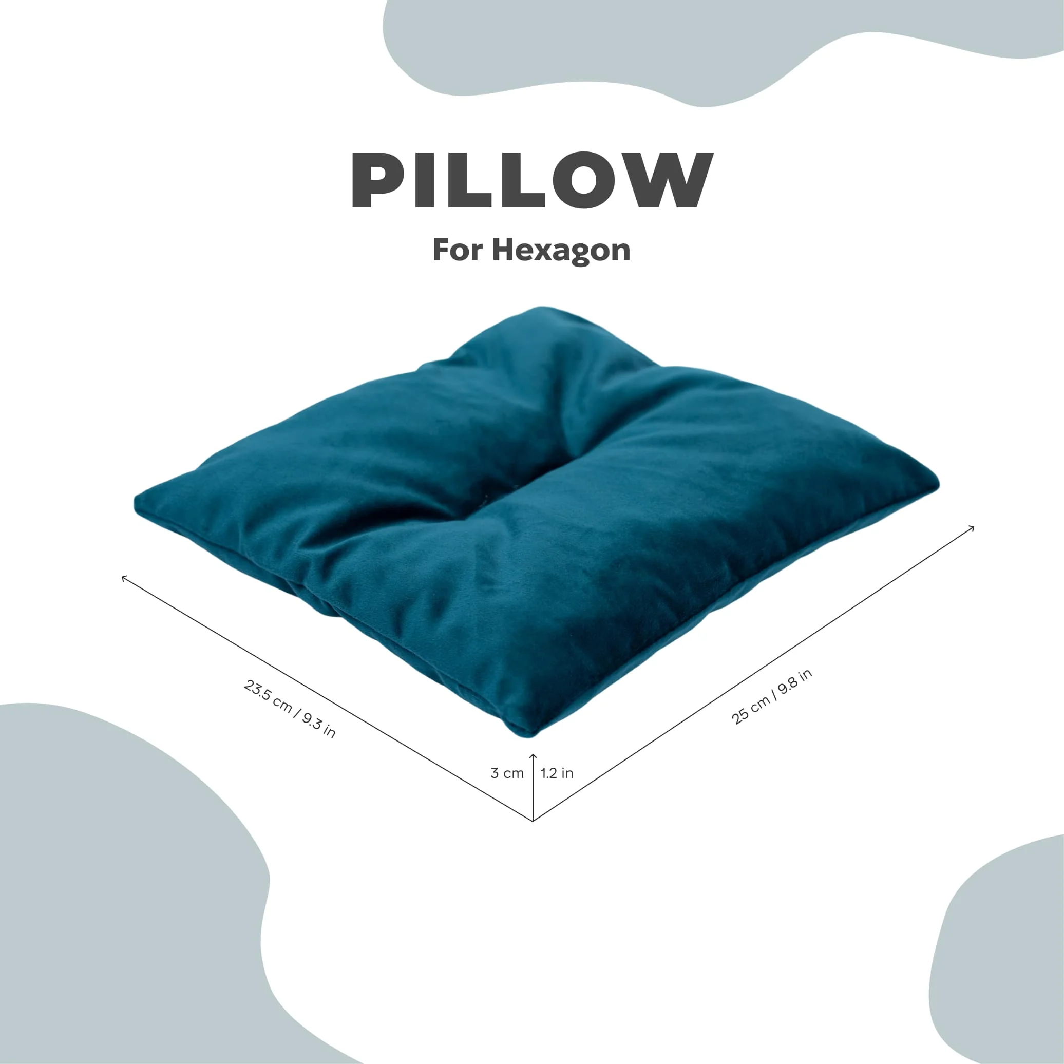 Cat Cushion Pillow - Emerald - Image 3