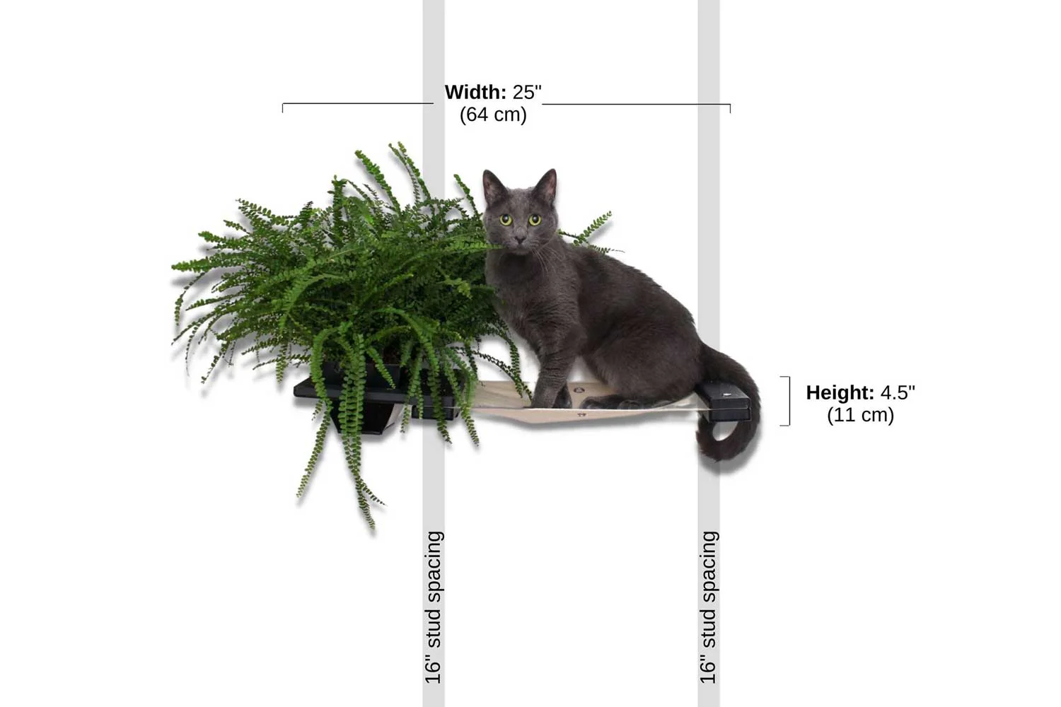 Cat Hammock Wall with Planter - Image 31