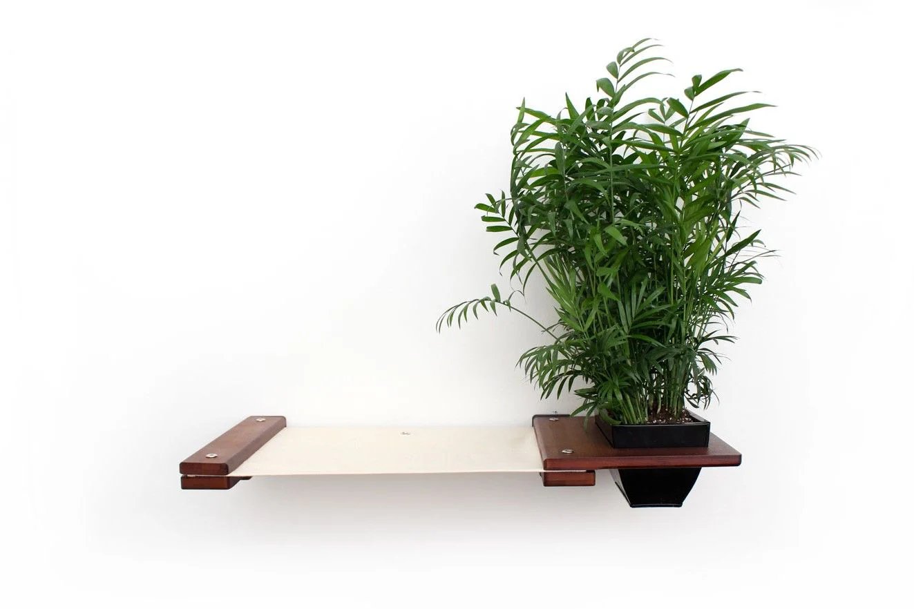 Cat Hammock Wall with Planter - Image 9