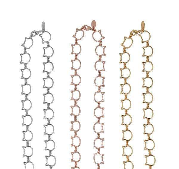 Cat Head Chain Link | Necklace - Image 3