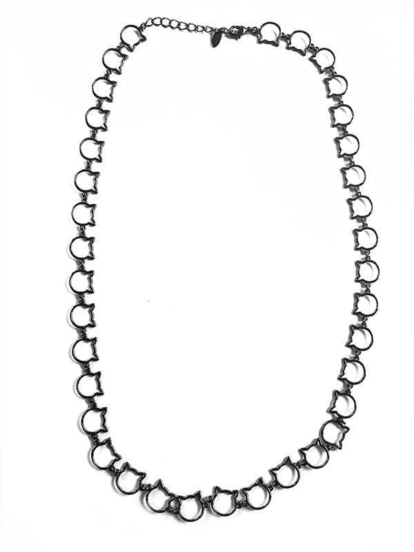 Cat Head Chain Link | Necklace - Image 7