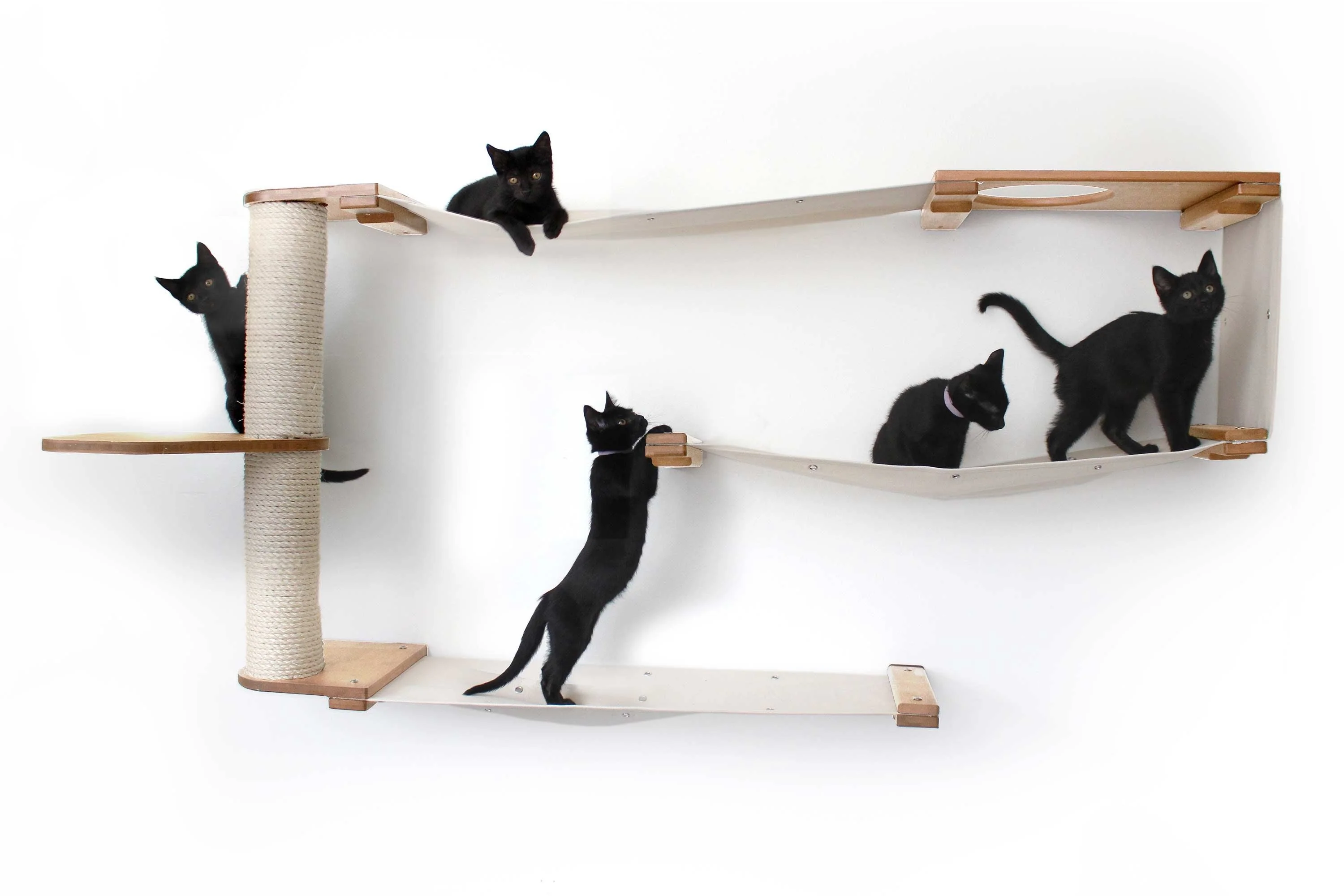Cat Maze Wall - 3 Tier Cat Tree - Image 22