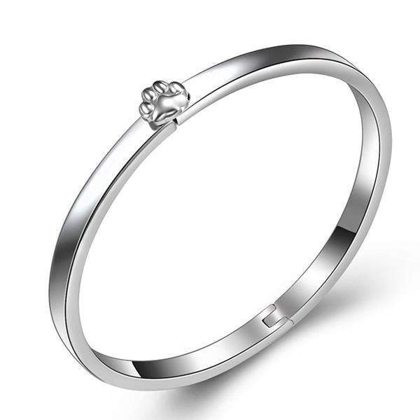 Cat Paw Bangle | Cat Bracelet - Image 3