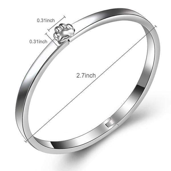 Cat Paw Bangle | Cat Bracelet - Image 7
