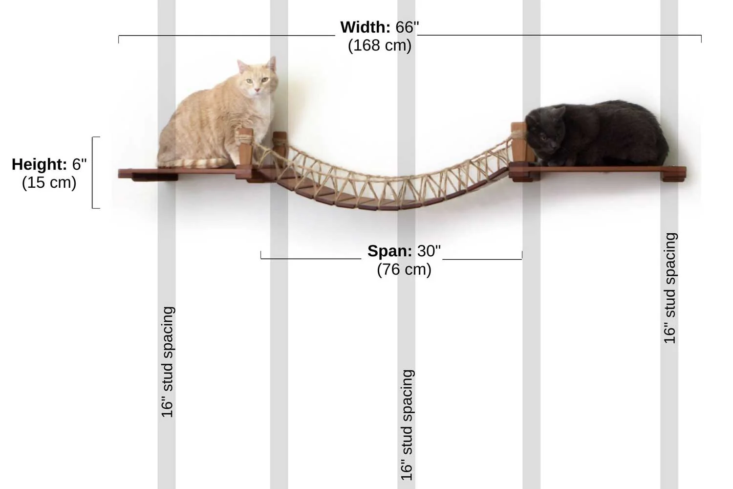 Cat Wall Bridge and Shelf Set - Image 11