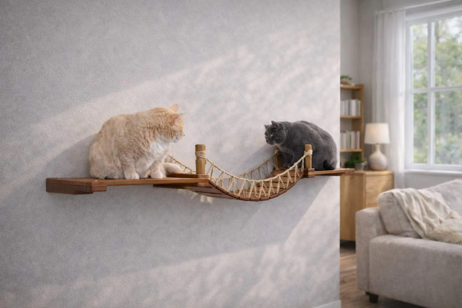 Cat Wall Bridge and Shelf Set - Image 2