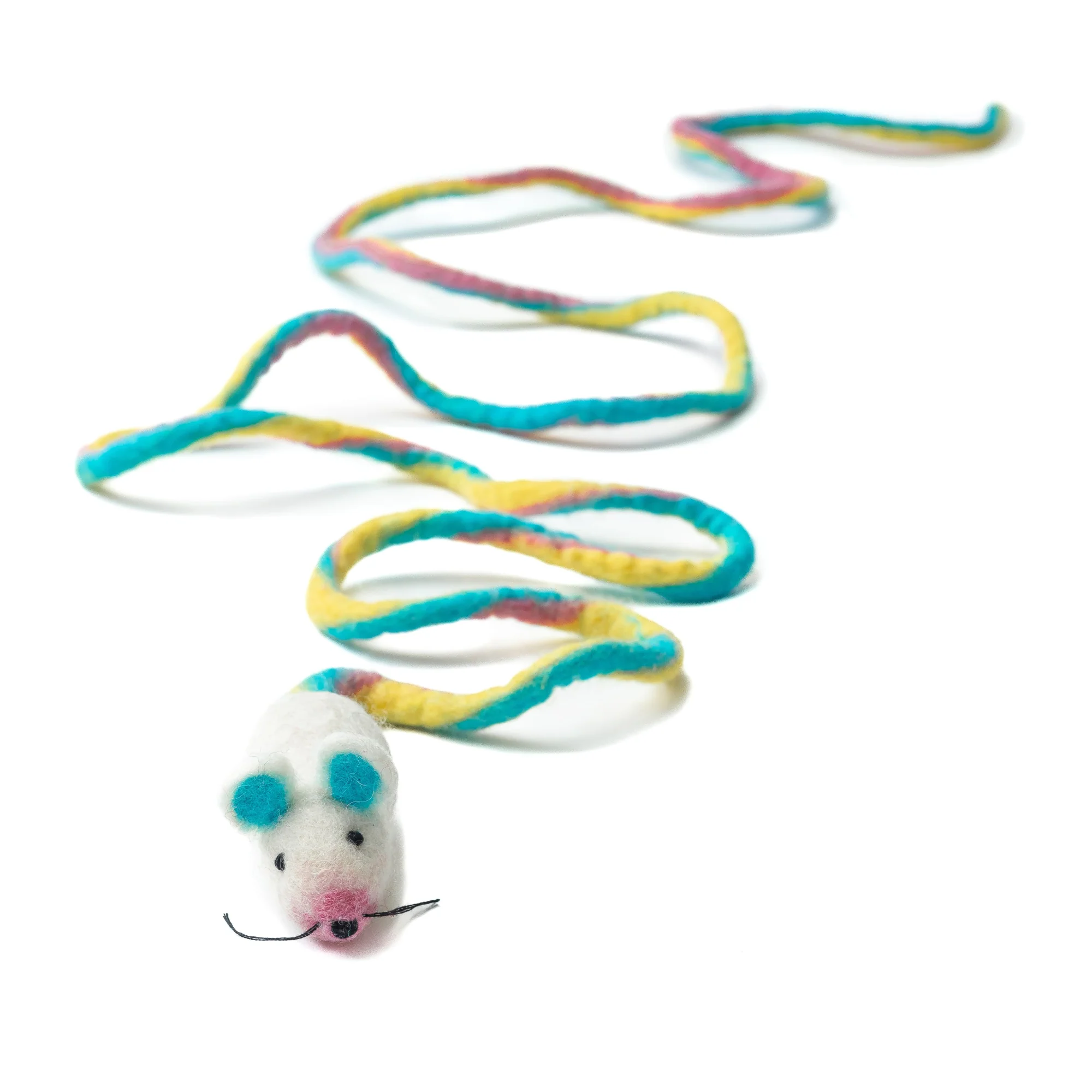 Catch a Mouse by the Tail - Wool Cat Toy - Image 11